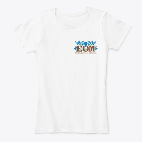 EOM women's t-shirt in white